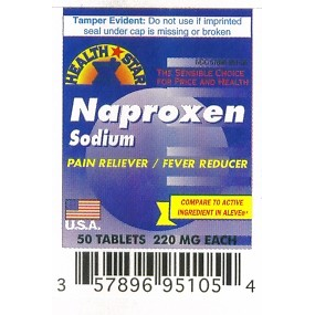 Naproxen Sodium Tablets 220 Mg - 50 Count