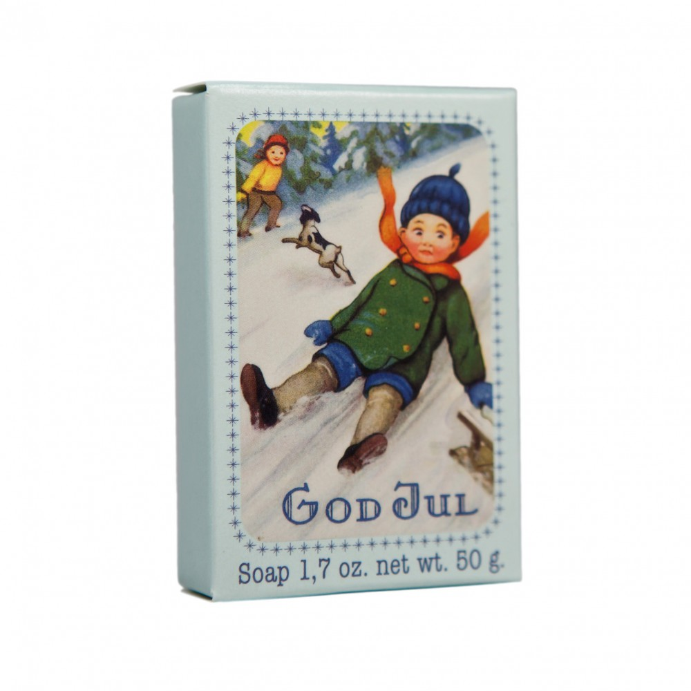 Victoria God Jul Joyeux Noël Savon en Boîte Ange - 1,7 Oz