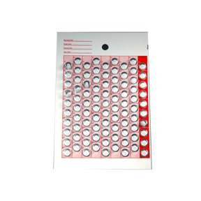 90-Dose Pressure-Sensitive Punchcards – 250 Count