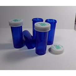 Flacons d'ordonnance Select® Blue – 8,5 Dram (Caisse de 450)