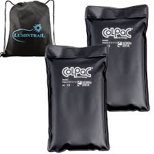 ColPaC® Original Pack de Froid Gel Bleu/Noir – Taille Moyenne (6,5" x 11")