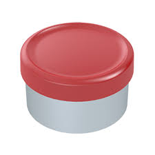 Aluminum Flip-Off Seals, 13mm, Blank Top, Red - 1000 Count