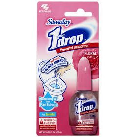 Sawaday One-Drop Toilet Deodorizer - Floral Scent (0.67 fl oz)