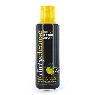 Élixir Détox Citron Charbon Volcanique, 16 Oz