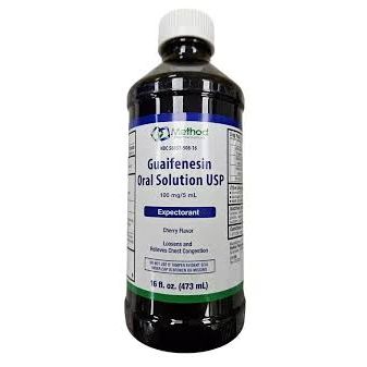Guaifenesin Expectorant 100mg/5mL - Chest Congestion Relief, 16 fl oz
