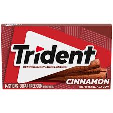 Trident Sugar Free Cinnamon Gum - Bold Flavor & Freshness