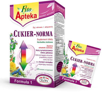 MALWA Fito Apteka Sugar-Norma Tea Bags - 20 Count