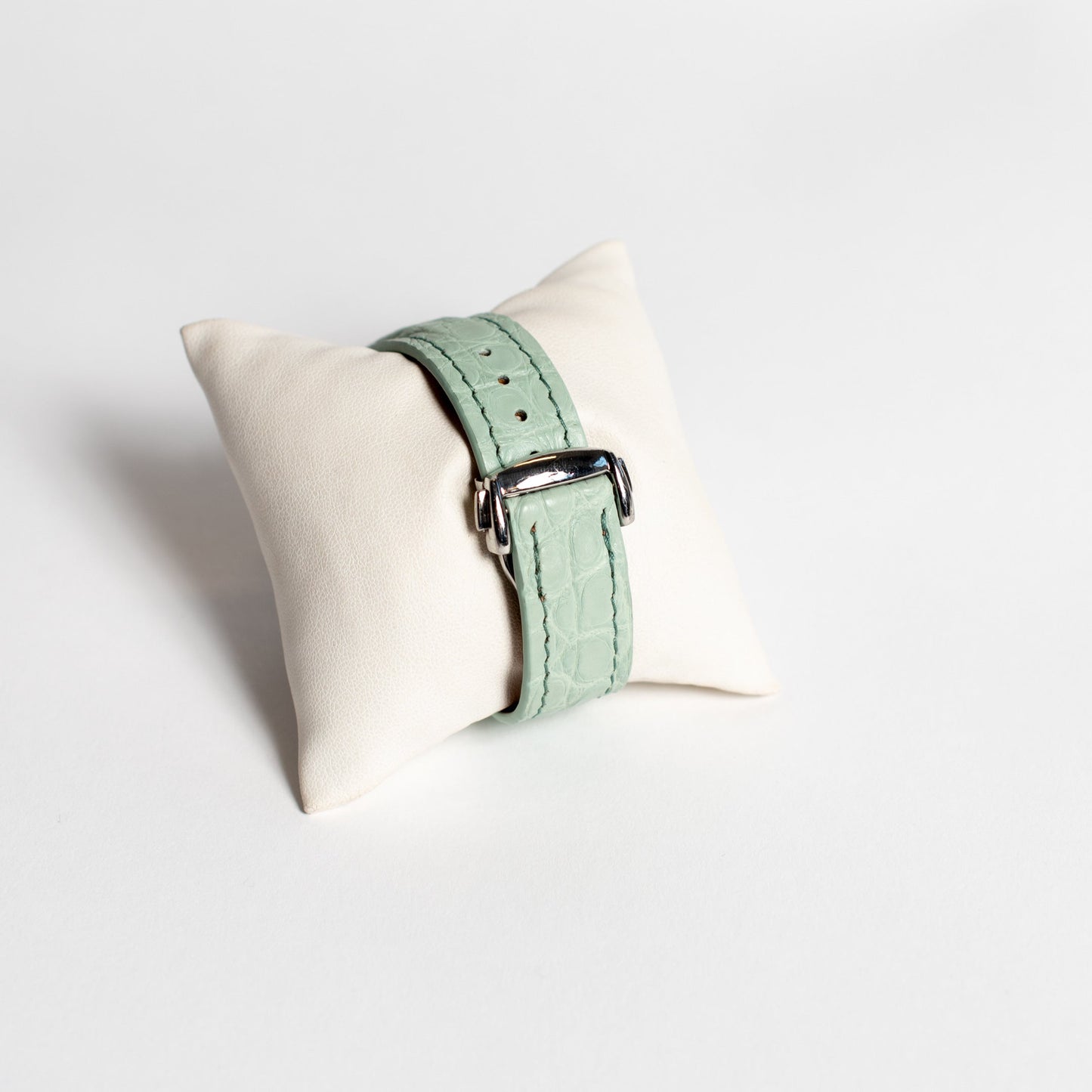 Bracelet Apple Watch Alligator Mat Vert