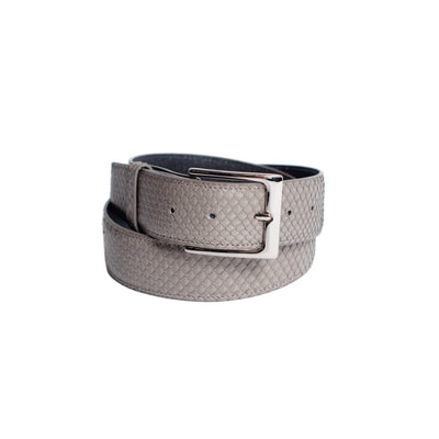 Storm Front Matte Python Full Skin Belt