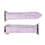 Lavender Matte Alligator Apple Watch Band
