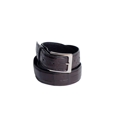 Full Skin Belt in Dark Brown Matte