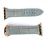 Bracelet Apple Watch en alligator mat Sky Powder