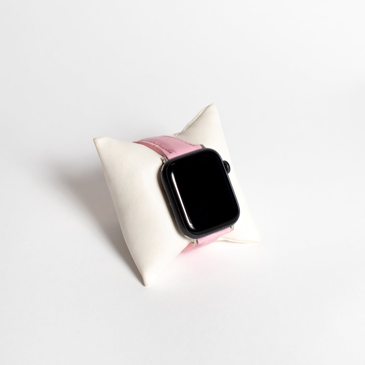 Light Pink Matte Alligator Apple Watch Band