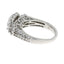 Bague 3 pierres en diamant naturel de 1,50 ct en or blanc 14KT