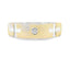 .02ct Bague de Mariage pour Homme en Argent Sterling et Or 14KT