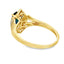 Bague en Saphir Naturel de 1,13 ct avec Diamants en Or Jaune 14KT