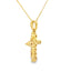 .23ct Diamond Cross Pendant in 14KT Yellow Gold