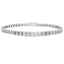 Lab Grown Diamond Tennis Bracelet in Sterling Silver