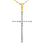 Pendentif Croix en Diamant de 0,21 ct en Or Jaune 14KT