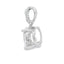 Natural 3.00ct Moissanite Pendant in Sterling Silver