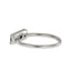 Genuine .63ct Diamond Sapphire Ring in 14KT White Gold