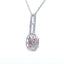 .45ct Ruby and Diamond Pendant in 10KT White Gold