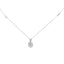 Elegante Colgante de Diamante de .35ct en Oro Blanco de 14KT