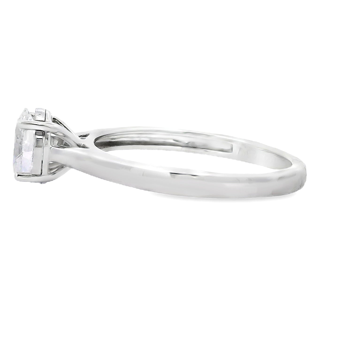 Genuine .50ct Lab Grown Diamond in 10KT White Gold