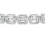 Bracelet de tennis en diamant cultivé en laboratoire en or blanc 14KT