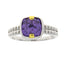 Anillo de Circonio Cubico Genuino en Plata Esterlina