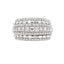 Bague de mariage en diamant de 3,00 ct en or blanc 10KT