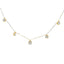 Collier en diamant cultivé en laboratoire de 1,58 ct en or jaune 14KT