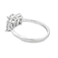 2.00ct Lab Grown Diamond 3 Stone Ring in 14KT White Gold