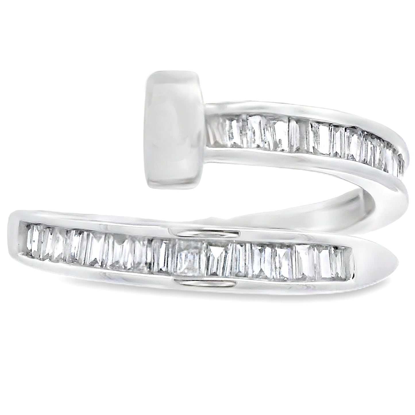 Natural .35ct Diamond Ring in 14KT White Gold