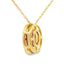 Amethyst and Diamond Pendant in 10KT Yellow Gold