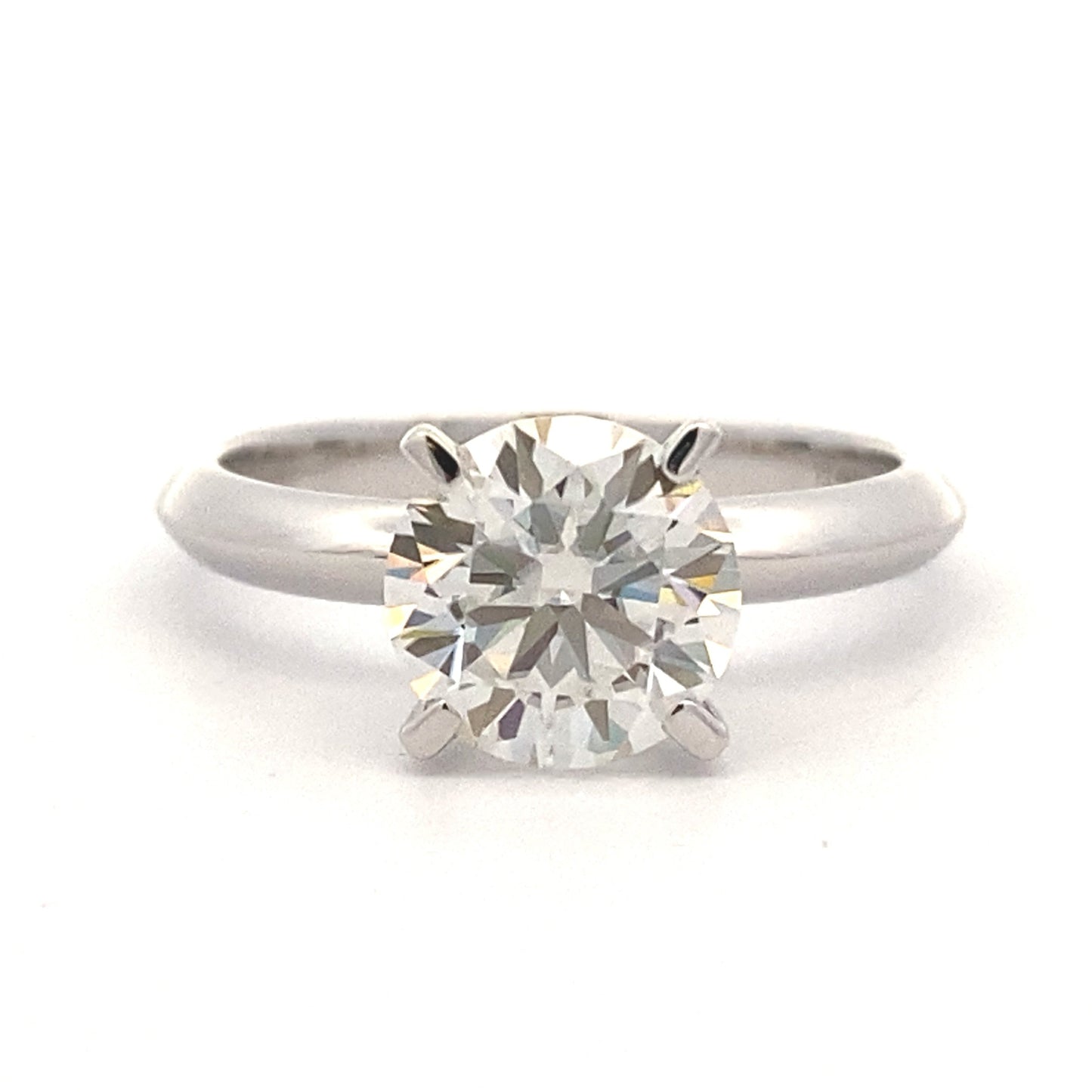 Bague de fiançailles en moissanite naturel de 1,75 ct en argent sterling