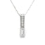 .06ct Zircon Diamond Pendant in 10KT White Gold