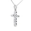 .30ct Diamond Cross Pendant in 14KT White Gold