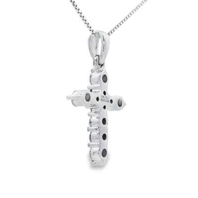 .30ct Diamond Cross Pendant in 14KT White Gold