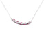 .73ct Pendentif en Rubis et Diamants en Or Blanc 10KT