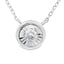 Pendentif en diamant lab grown de 0,25 ct en argent sterling