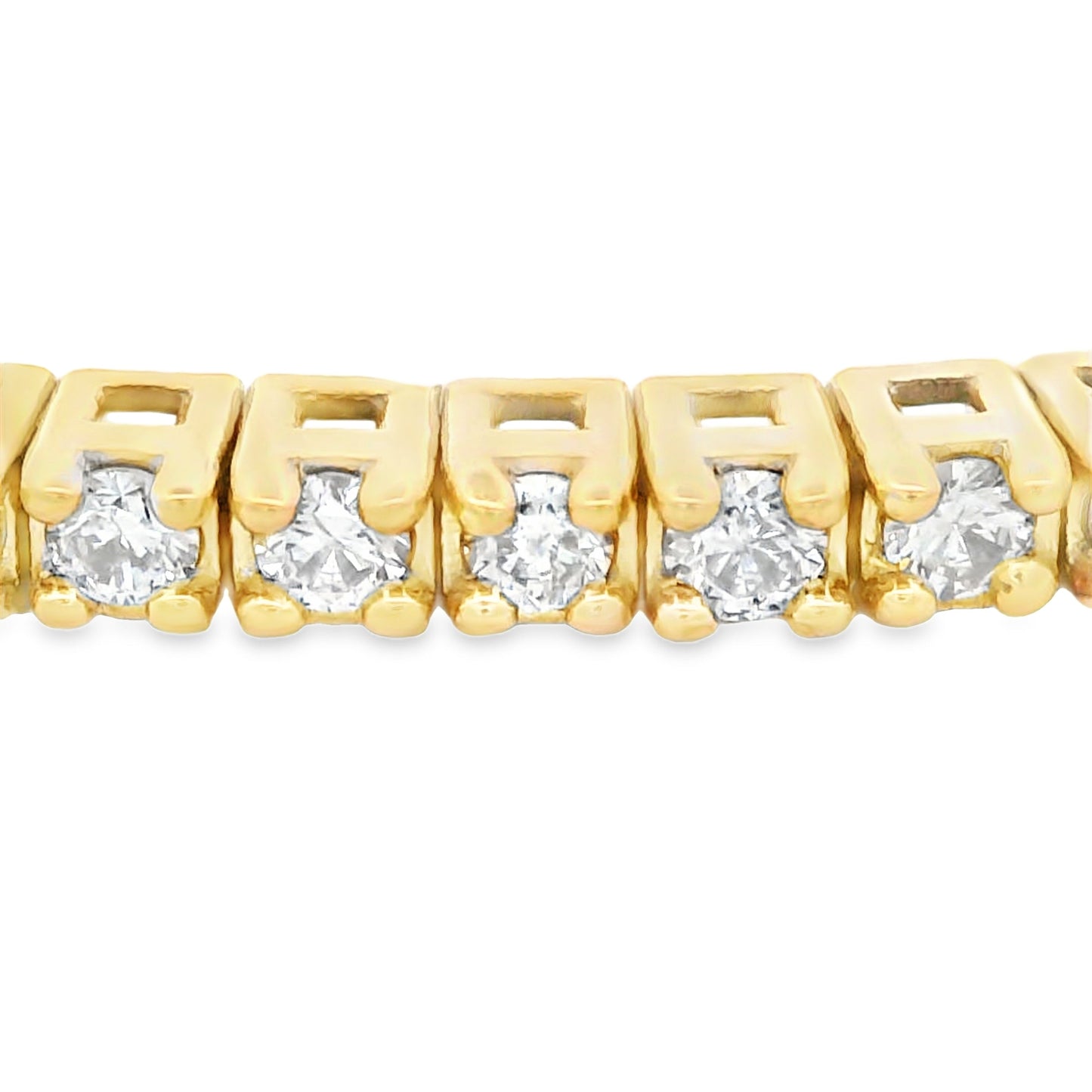 Genuine 1.00ct Diamond Bangle Bracelet in 14KT Yellow Gold