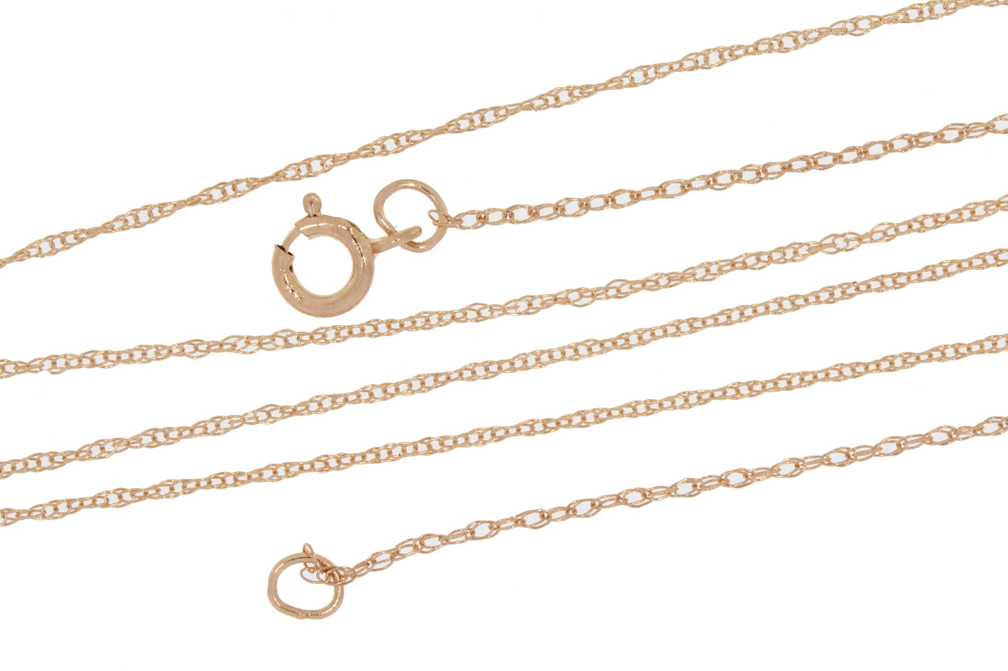 Collar de Cadena para Mujer en Oro Rosa de 14KT