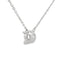 1.00ct Lab Grown Diamond Pendant in Sterling Silver