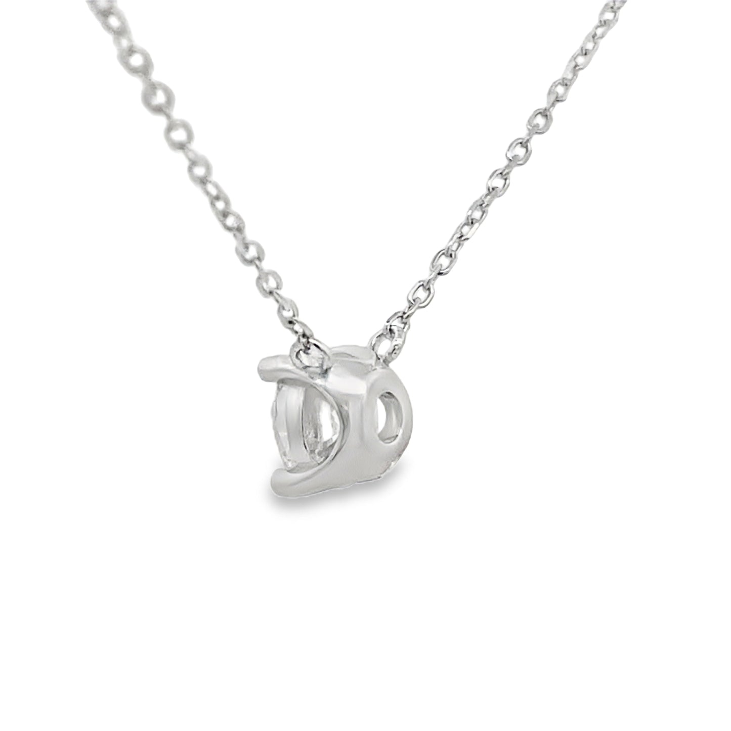 1.00ct Lab Grown Diamond Pendant in Sterling Silver