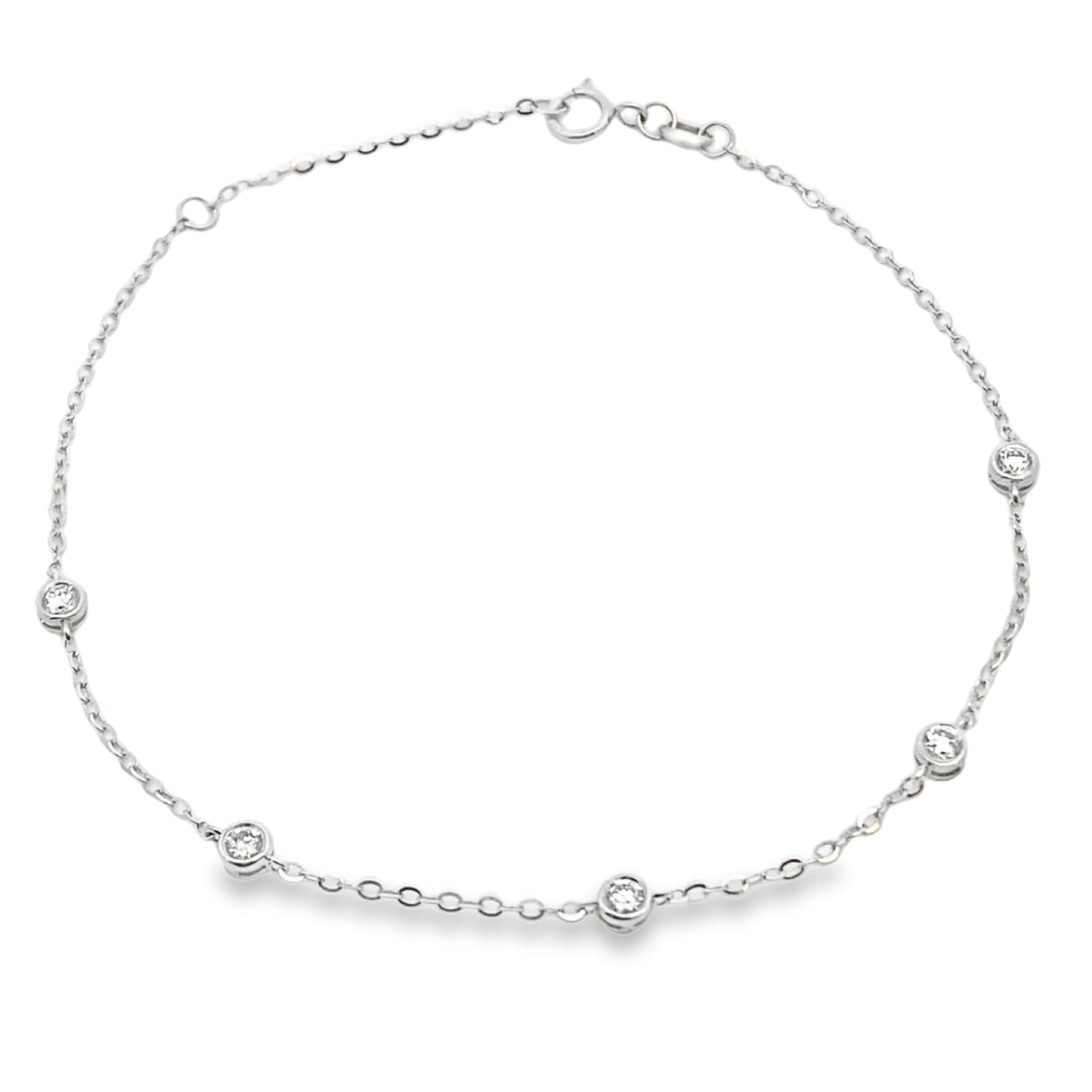 .38ct Lab Grown Diamond Bracelet in 14KT White Gold