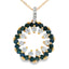 .10ct Pendentif en Saphir de Mode en Or Jaune 10KT