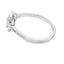 Natural .44ct Rose Quartz Diamond Ring in 10KT White Gold