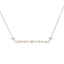 Pendentif de mode en diamant véritable de 0,05 ct en or blanc 14KT