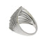 Natural 1.00ct Diamond Engagement Ring in 14KT White Gold
